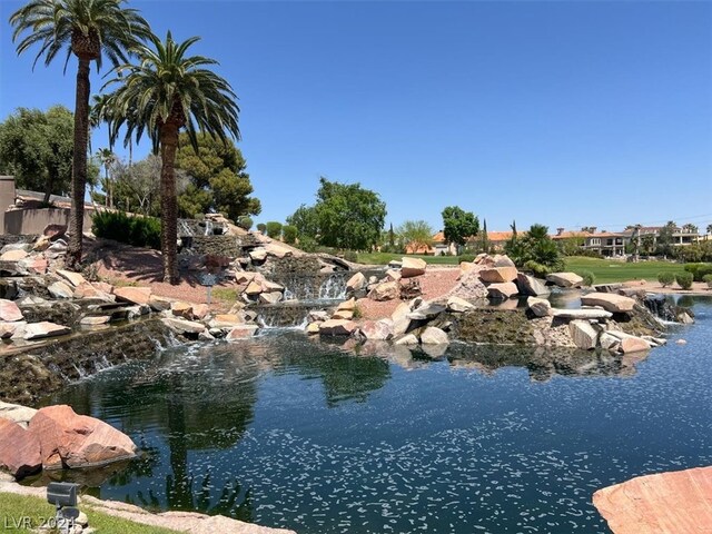 view of water feature