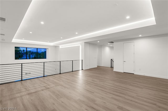 interior space featuring light wood-type flooring