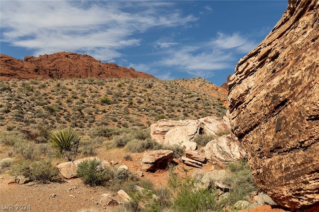 view of mountain feature