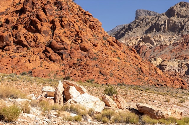 view of mountain feature