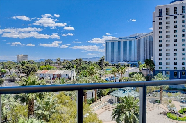 view of water feature