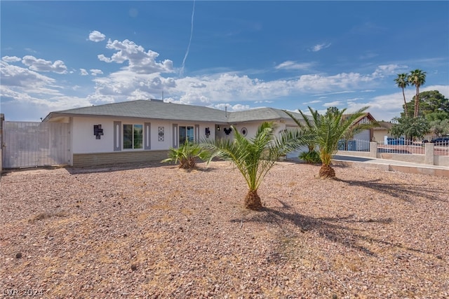 view of ranch-style home