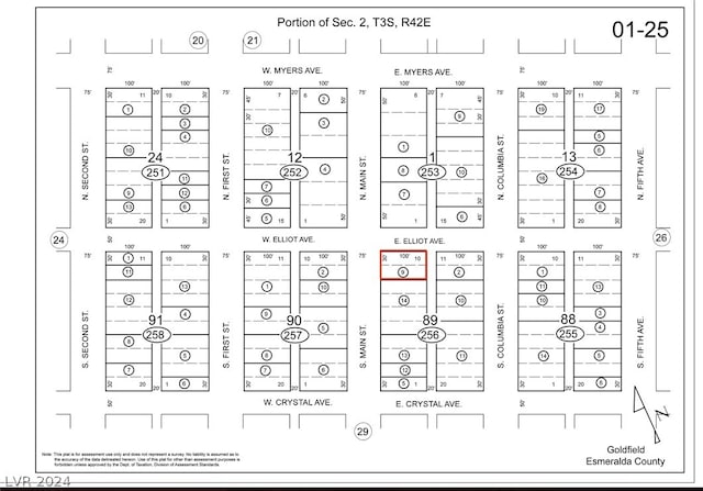 100 S Main St, Goldfield NV, 89013 land for sale