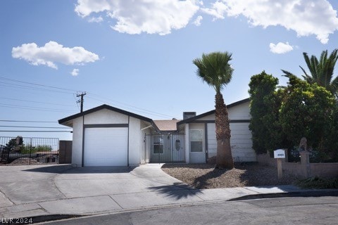 ranch-style house with a garage