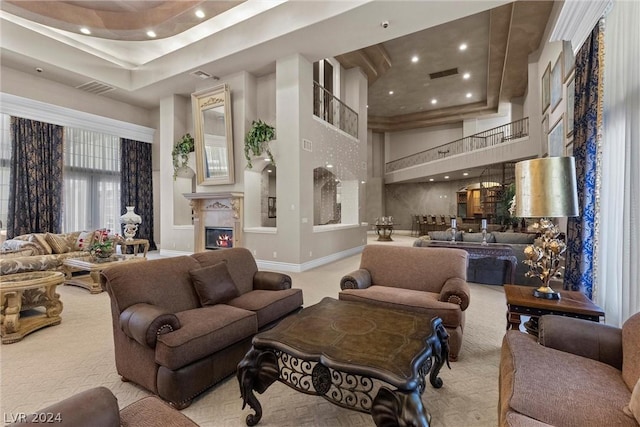 2785 S Monte Cristo Way, Las Vegas, NV 89117 - community lobby with a towering ceiling and recessed lighting