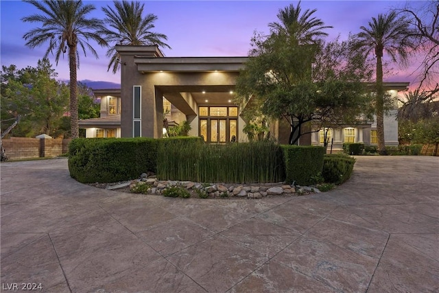 2785 S Monte Cristo Way, Las Vegas, NV 89117 - view of front facade with stucco siding and fence