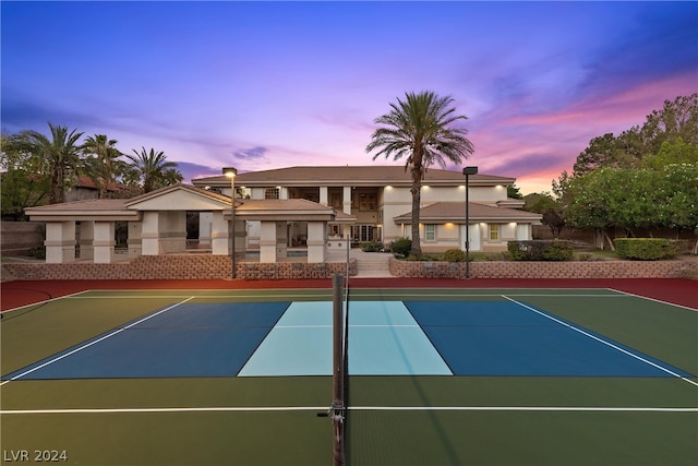 view of tennis court