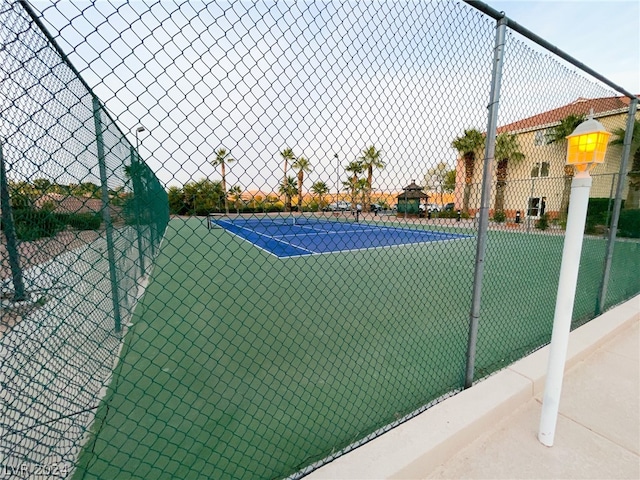 view of tennis court