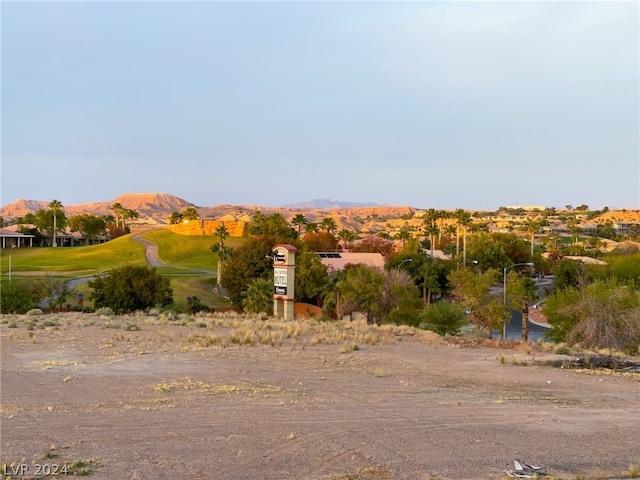 view of mountain feature