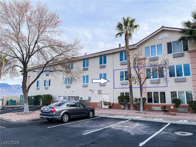 view of property with a mountain view