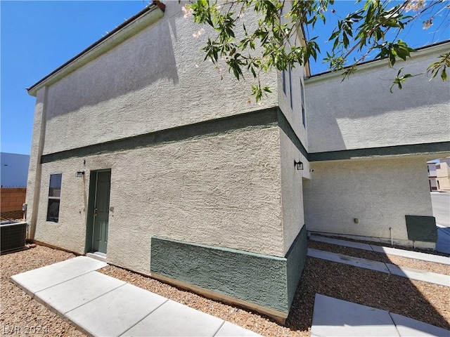 view of property exterior featuring cooling unit