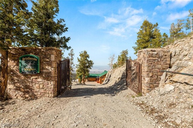 4910 Cougar Ridge Trl, Mount Charleston, NV 89124 - gate featuring fence