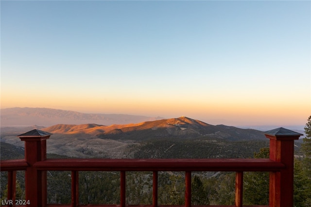 view of mountain view