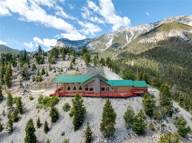 4910 Cougar Ridge Trl, Mount Charleston, NV 89124 - view of mountain backdrop