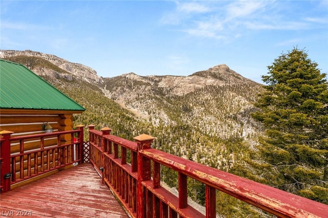 4910 Cougar Ridge Trl, Mount Charleston, NV 89124 - view of mountain background