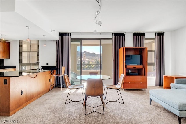 29 Montelago Blvd Unit 201, Henderson, NV 89011 - carpeted dining room featuring sink