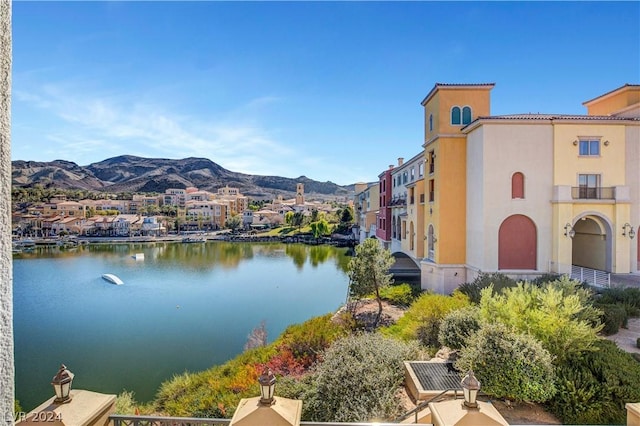29 Montelago Blvd Unit 201, Henderson, NV 89011 - view of water feature with a mountain view