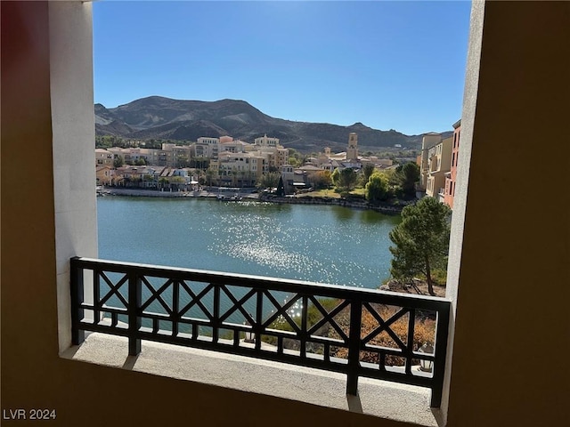 29 Montelago Blvd Unit 201, Henderson, NV 89011 - view of water feature featuring a mountain view