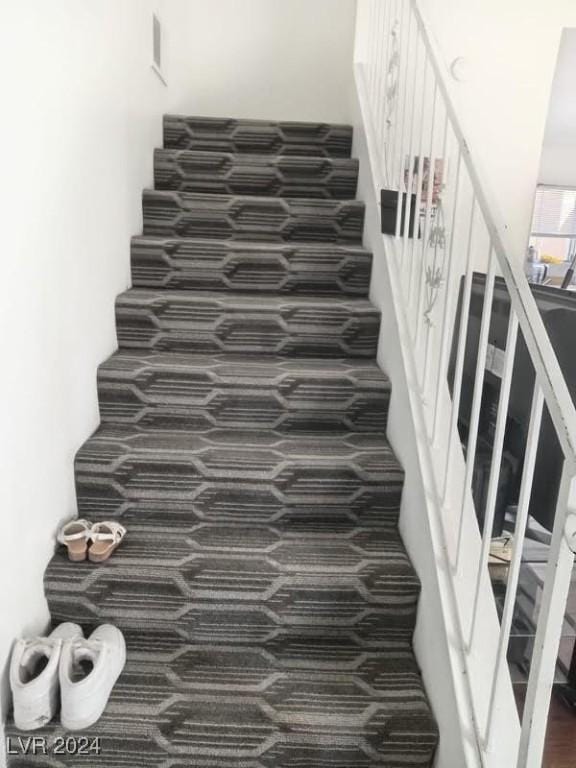 view of stairway