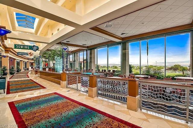 view of community lobby