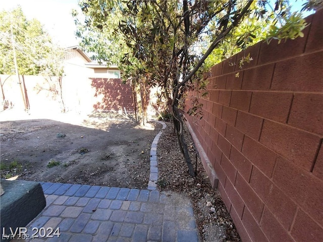 view of yard with a patio