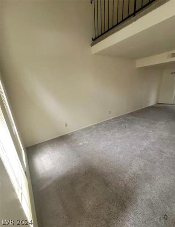 spare room featuring carpet