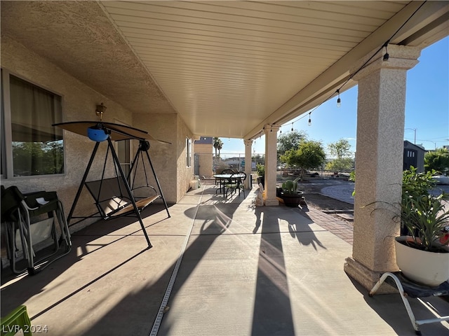 view of patio