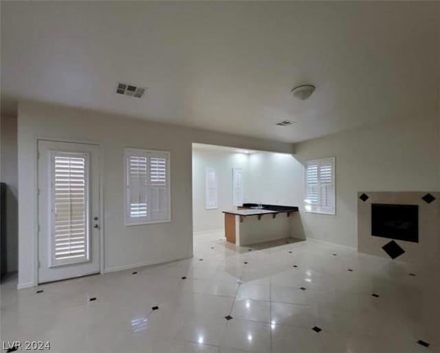 bathroom featuring tile patterned floors