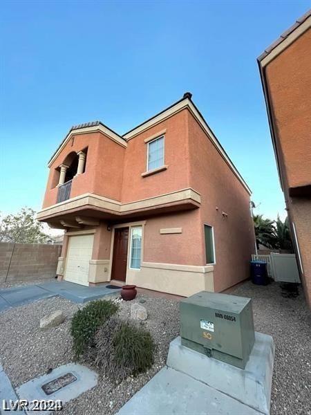 exterior space featuring a garage