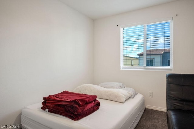 bedroom with carpet flooring