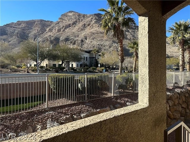 view of property view of mountains