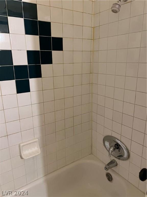 bathroom featuring tub / shower combination