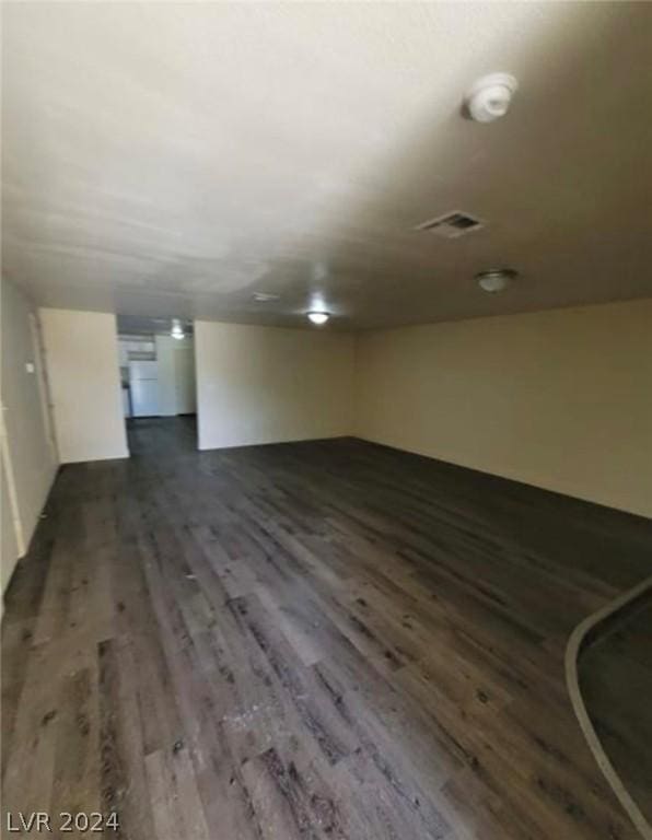 interior space featuring dark hardwood / wood-style floors