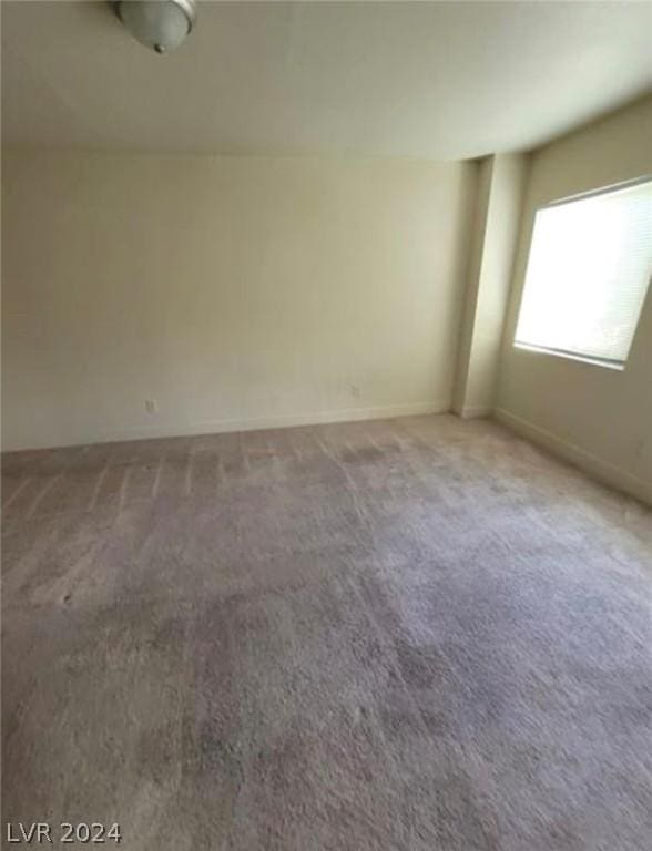 unfurnished room with carpet flooring