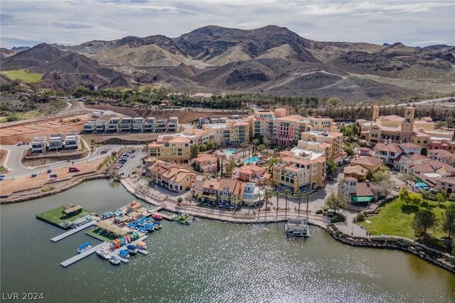 30 Strada Di Villaggio 248, Henderson, NV 89011 - birds eye view of property featuring a water and mountain view