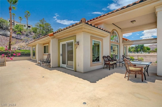 exterior space featuring a patio area