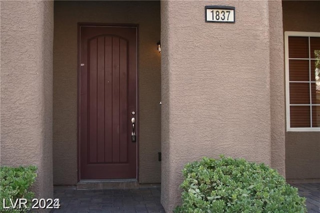 view of entrance to property