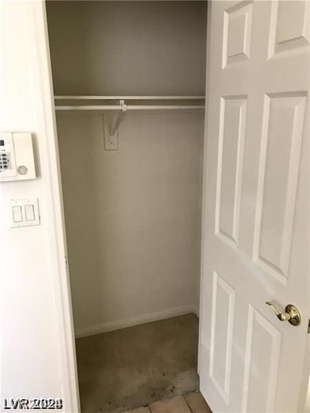 view of closet