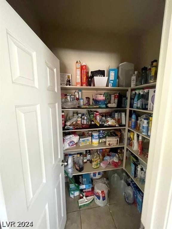 view of pantry