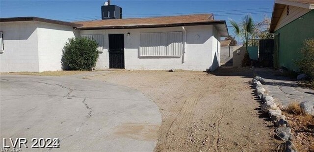 view of rear view of property