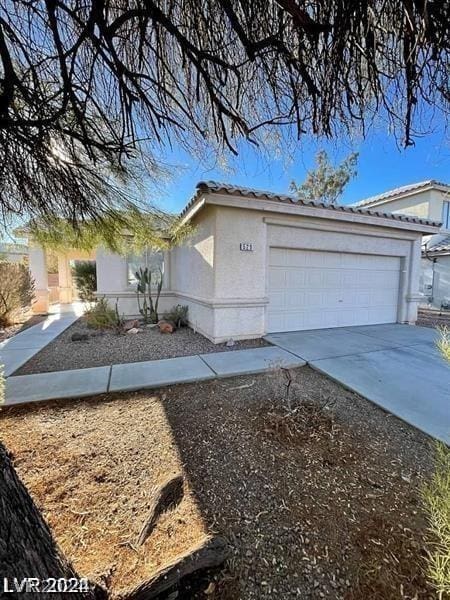 view of home's exterior featuring a garage