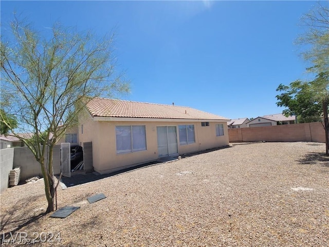 view of rear view of property