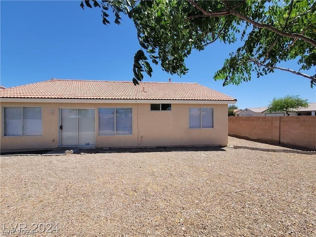 view of rear view of property