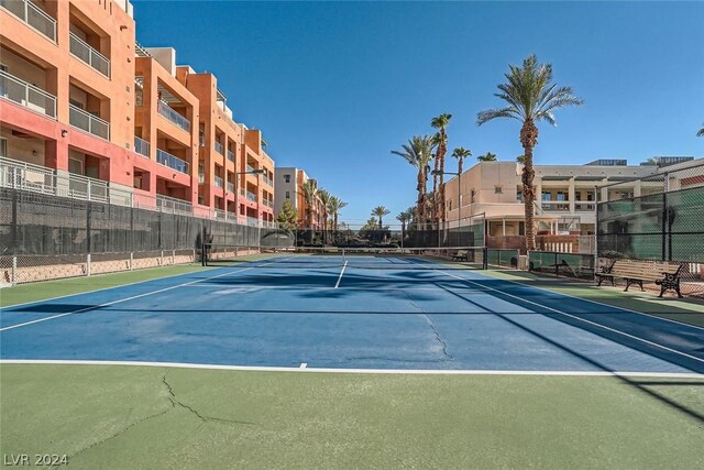 view of tennis court