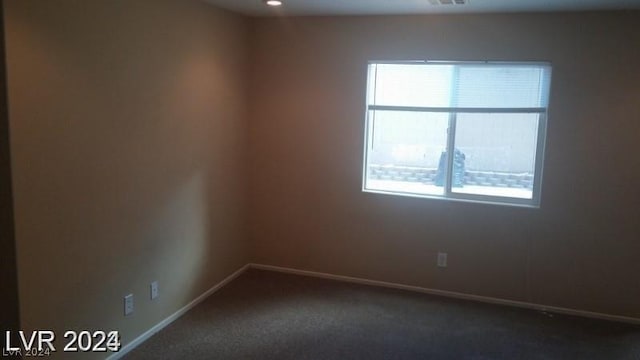 unfurnished room with a healthy amount of sunlight and carpet floors