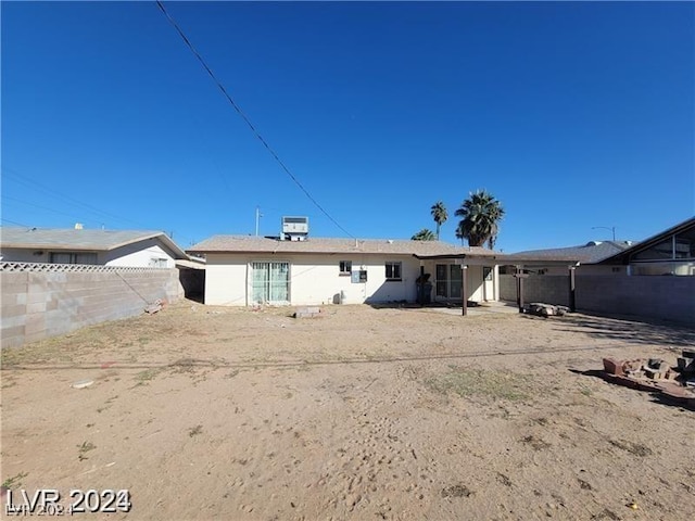 view of rear view of property