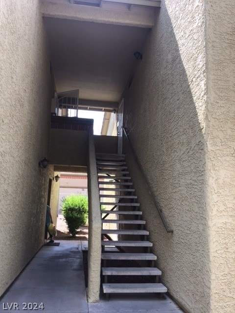 view of stairs