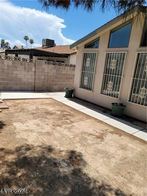 view of patio / terrace with central AC unit