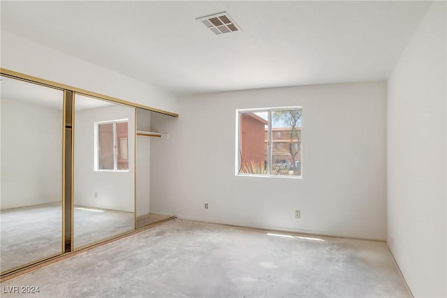 845 Mesquite Springs Dr Unit 101, Mesquite, NV 89027 - unfurnished bedroom featuring a closet and visible vents