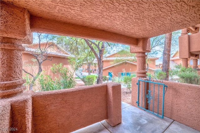 845 Mesquite Springs Dr Unit 101, Mesquite, NV 89027 - view of patio with a balcony
